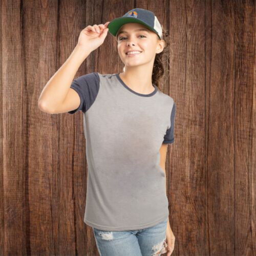6878 Ladies' Gameday Vintage Ringer Tee Thumbnail